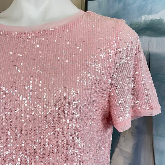 Anne Klein T-Shirt Blouse
Crewneck Short-Sleeve Sequin size Large NWT - Picture 3 of 7